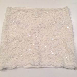 Cream Abercrombie Kids Pencil Skirt